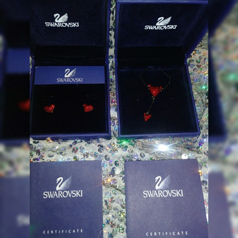 Swarovski Necklace & Earrings